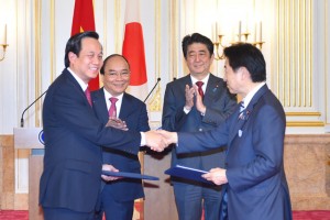 Lễ ký kết giữa Việt Nam và Nhật trong lĩnh vực xuất khẩu lao động chất lượng cao