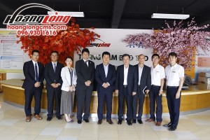 Chào mừng đoàn Đại sứ quán Nhật Bản thăm Công ty Hoàng Long CMS