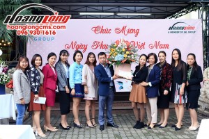 Hoàng Long CMS chúc mừng Ngày Phụ nữ Việt Nam 20/10 và kêu gọi ủng hộ đồng bào miền Trung