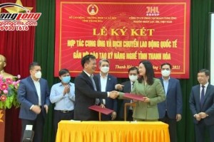 Đài truyền hình tỉnh Thanh Hóa: Ký kết hợp tác cung ứng và dịch chuyển lao động quốc tế gắn với đào tạo kỹ năng nghề